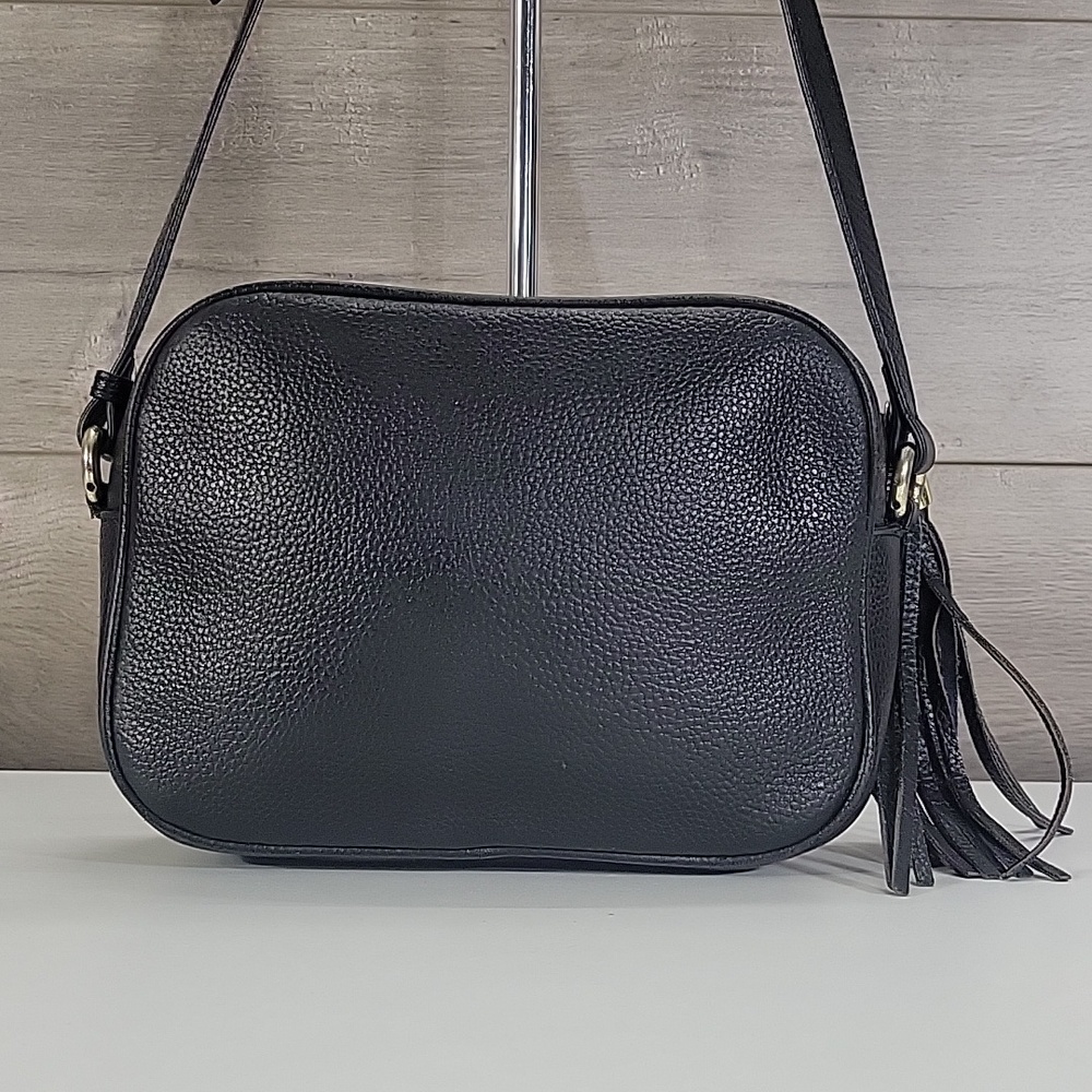 Gucci Black Leather Soho Disco Crossbody Shoulder Bag - Picture 4 of 16